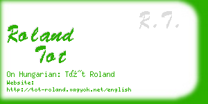 roland tot business card